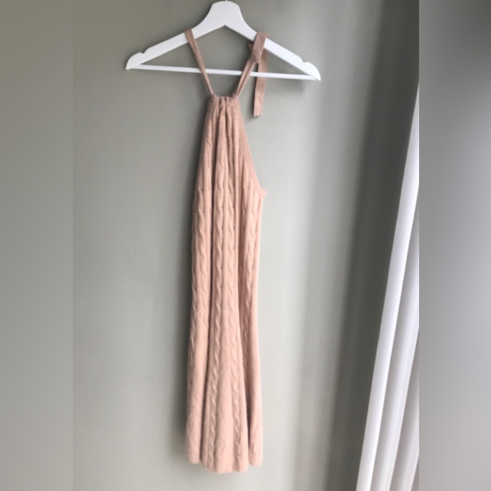 NWT! Ralph Lauren Cable-Knit Wool And Cashmere Long Dress Size: M - Picture 2 of 9